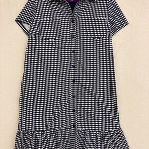 Shelby & Palmer Black and White Women’s Houndstooth Dress size 16